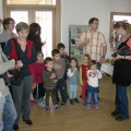 anstoßen mit Kindersekt ;)